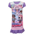 Lilac - Front - LOL Surprise Childrens Girls Queens Of The Catwalk Nightdress