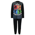 Black - Front - Harry Potter Childrens Boys Hogwarts Crest Long Pyjama Set