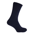 Navy - Front - Simply Essentials Mens Thermal Bed Socks