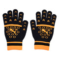 Black-Orange - Back - Puma Womens-Ladies Striped Gloves
