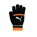 Black-Orange - Side - Puma Womens-Ladies Striped Gloves