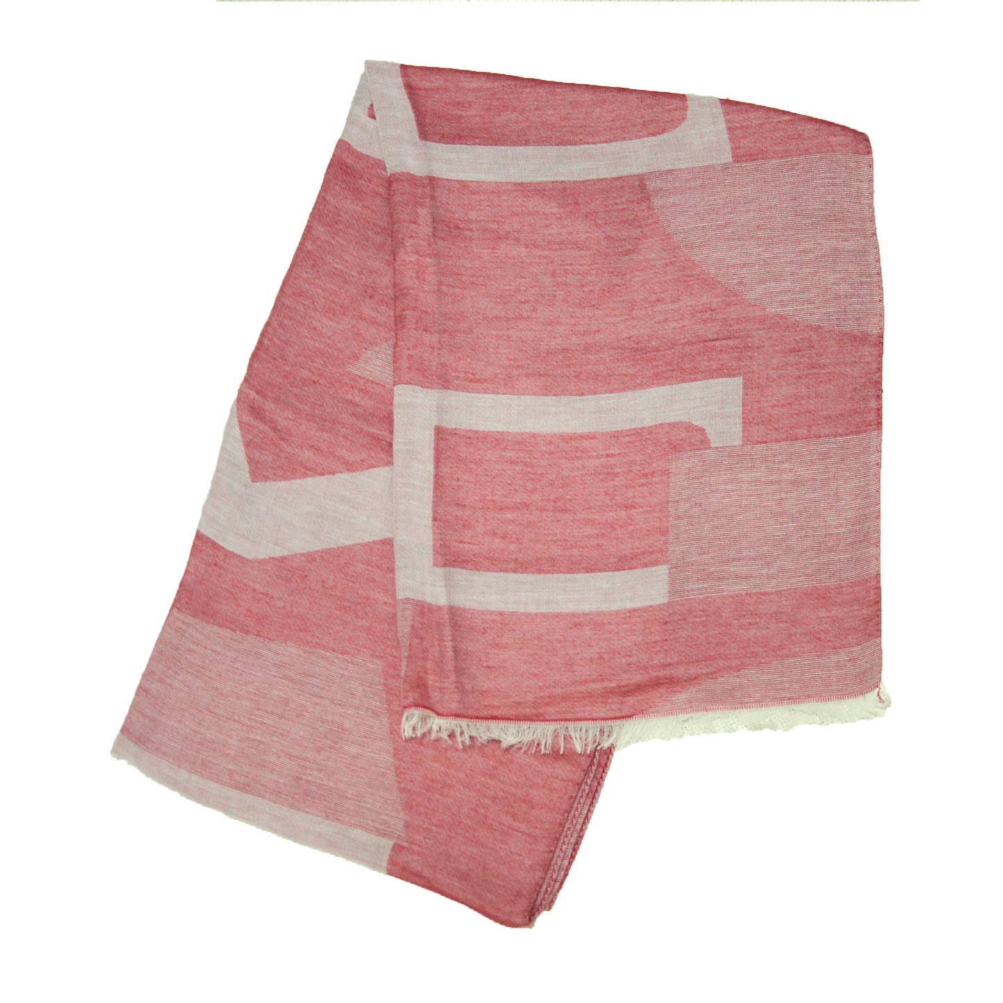 Red - Front - Hackett Womens-Ladies Cotton Scarf