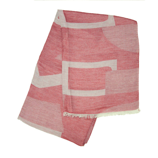 Red - Front - Hackett Womens-Ladies Cotton Scarf