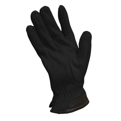 Black - Back - Timberland Mens Leather Gloves