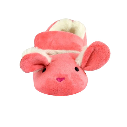 Pink - Back - KS Brands Chlidren-Kids Bunny Slippers