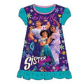 Navy - Front - Encanto Girls Sister Goals Nightdress