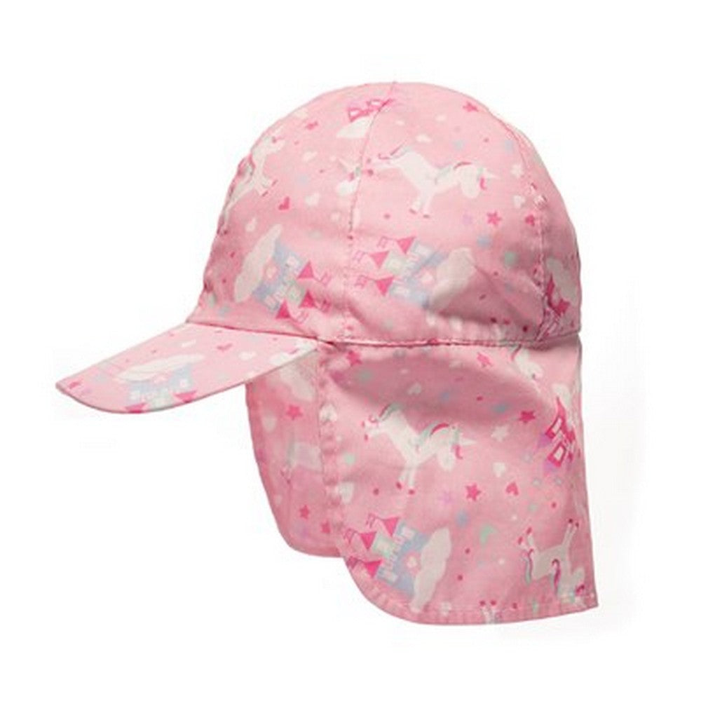 Pink - Back - Snuggle Shop Baby Unicorn Sun Hat