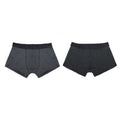 Black - Front - Wolf & Harte Mens Bamboo Rich Spotted Boxer Shorts (Pack Of 2)