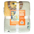 Grey - Back - RJM Childrens-Kids Glow In The Dark Safari Throw