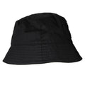 Black - Back - NICCE Unisex Adults Badge Bucket Hat
