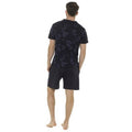 Blue Camo - Back - Foxbury Mens Camo Lounge Set