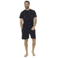 Blue Camo - Front - Foxbury Mens Camo Lounge Set