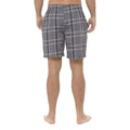 Grey Check - Lifestyle - Foxbury Mens Jersey Checked Short Lounge Set
