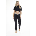 Black - Front - Brave Soul Womens-Ladies Weekend Mode Long Loungewear Set