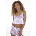 Multicolored - Back - Brave Soul Womens-Ladies Tie Dye Short Pyjama Set