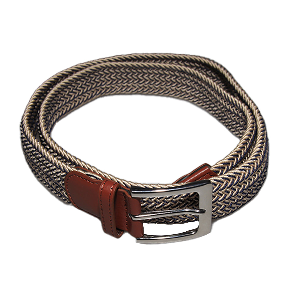 Beige - Front - Stretchy Belts Mens Adult Narrow 43 Belt