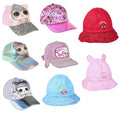 Assorted Kids Caps (199 Pieces) - Front - Bulk, Wholesale, Job Lot, Assorted Kids Beachwear (Flip Flops, Swimsuits, Towels, Sunglasses, And Caps)
