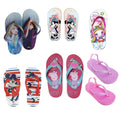 Assorted Kids Flip Flops (113 Pairs) - Front - Bulk, Wholesale, Job Lot, Assorted Kids Beachwear (Flip Flops, Swimsuits, Towels, Sunglasses, And Caps)