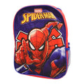 Red-Blue - Front - Spider-Man Childrens-Kids Character Backpack