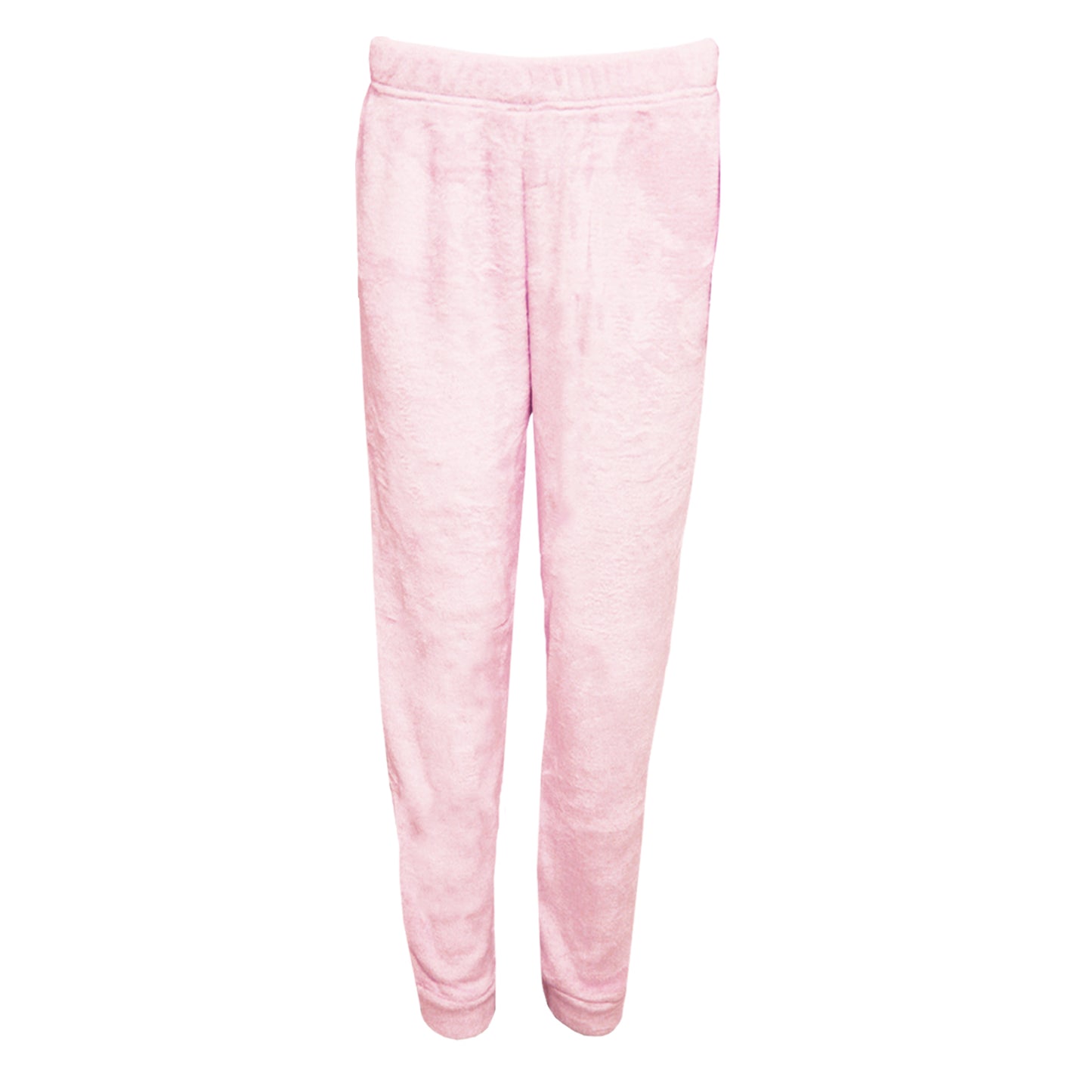 Pink - Side - Slumber Party Womens-Ladies Fluffy Pyjama Set