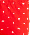 White-Red - Side - Justice League Womens-Ladies Girl Power Cotton Pyjama Set