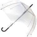 Clear-Black - Front - X-Brella Unisex Adults 23in Clear Canopy Stick Umbrella