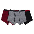 Red - Front - Tom Franks Mens Keyhole Boxers (Pack Of 3)
