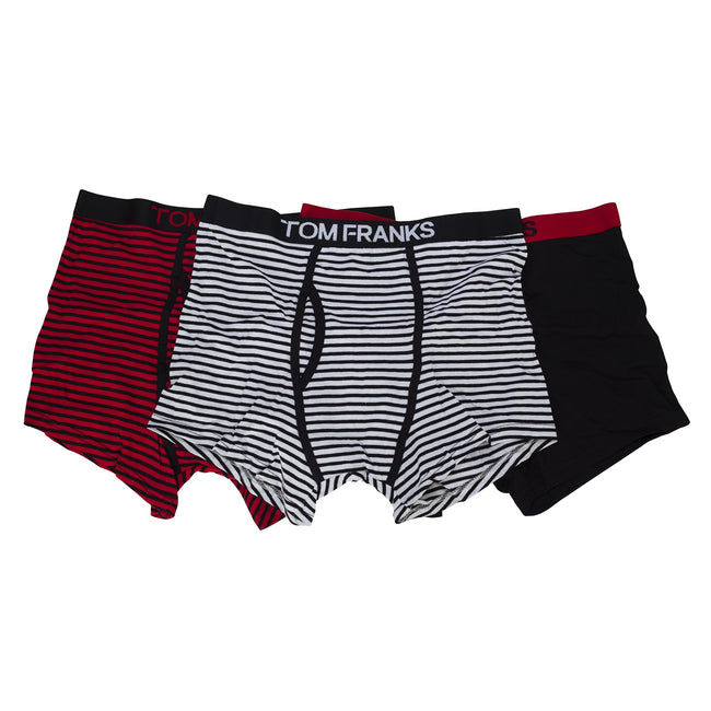 Tom Franks Mens Keyhole Boxers (Pack Of 3) Discounts on great Brands
