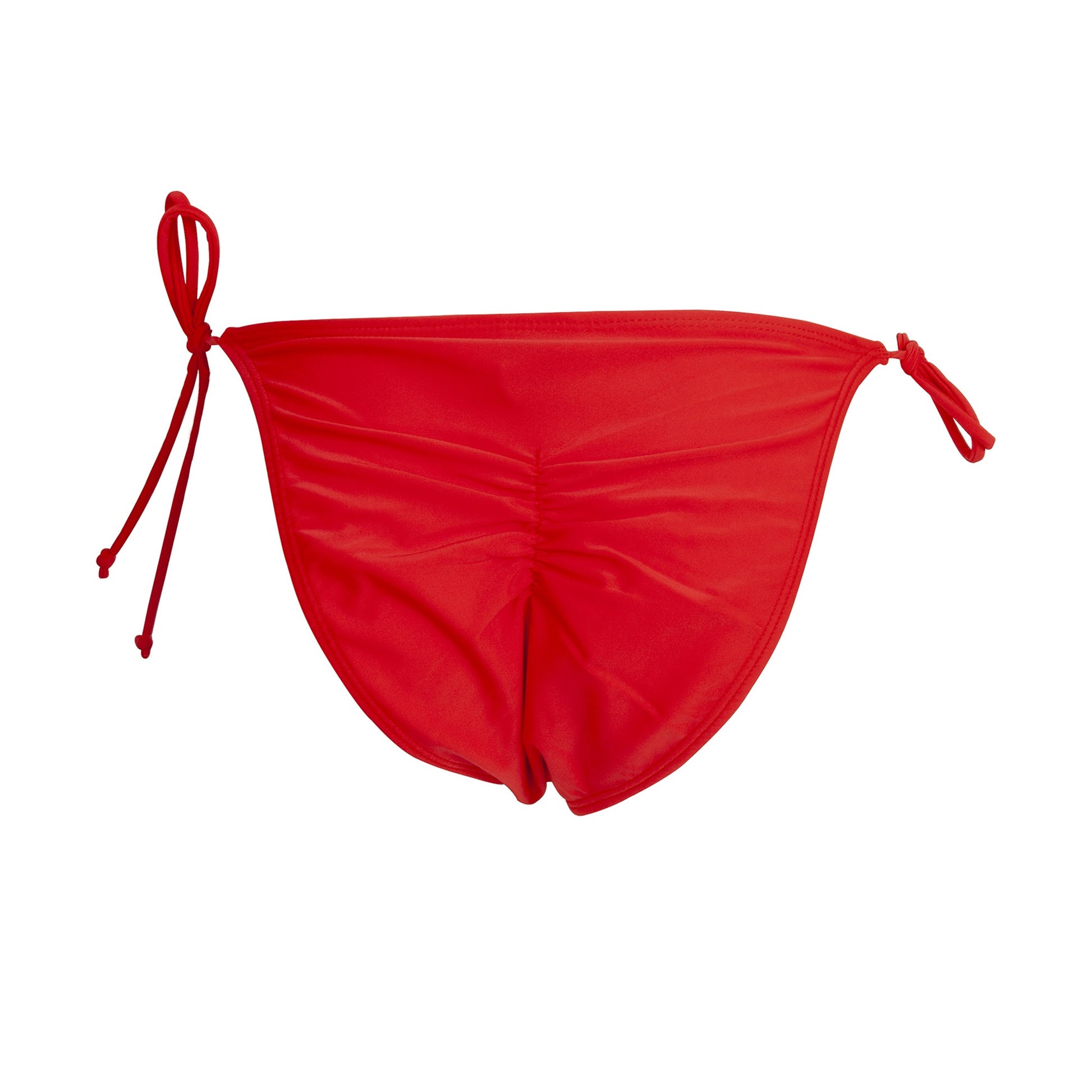 Red - Back - Brave Soul Womens-Ladies Bikini Bottoms