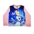 Pink - Back - Disney Princess Girls Cinderella Pyjama Set