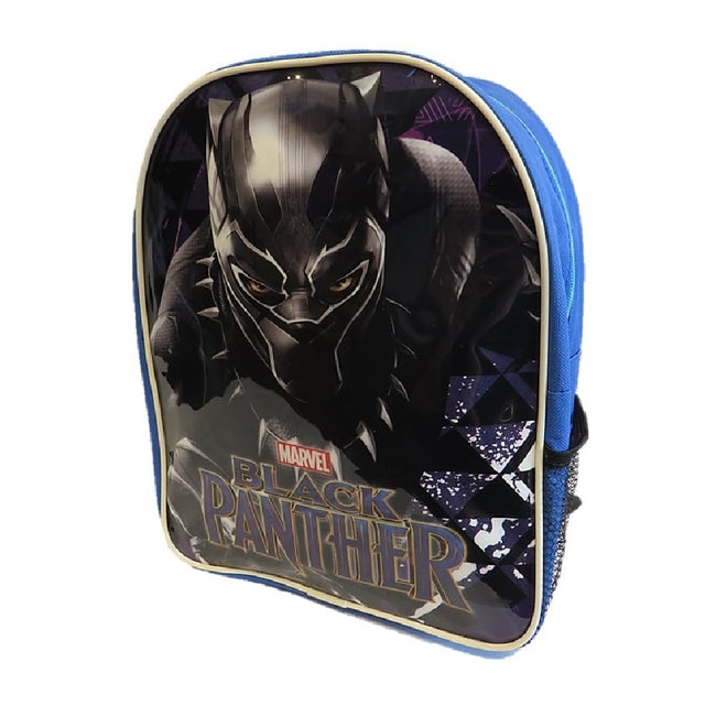 Blue-Black - Front - Black Panther Childrens-Kids Backpack