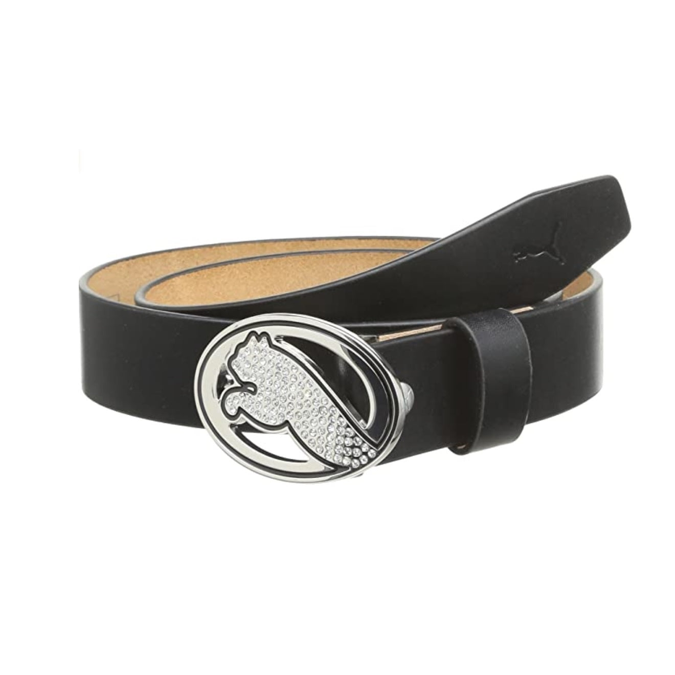 Pink - Front - Puma Womens-Ladies Regent Fitted Leather Belt
