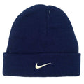 Navy - Front - Nike Babies Swoosh Beanie