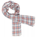 Red-Blue - Front - Timberland Mens Plaid Scarf
