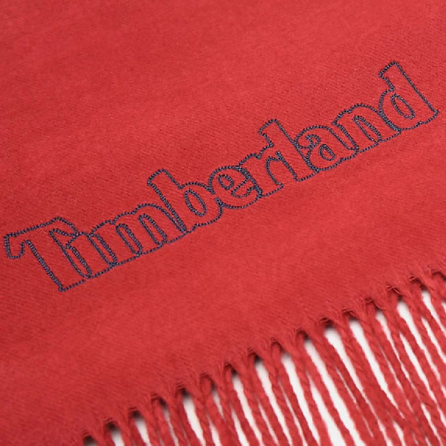 Maroon - Side - Timberland Mens Winter Scarf