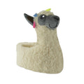 Beige - Front - Girls Llama Slippers