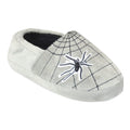 Grey - Front - Boys Spiderweb Slippers