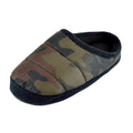 Khaki - Front - Childrens-Kids Camo Puffer Slippers