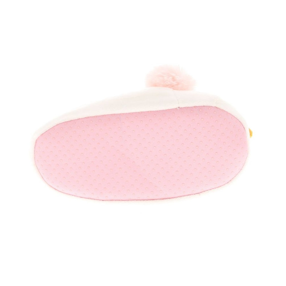 White - Side - Childrens-Kids Novelty Snowman Slippers