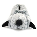 Grey - Back - Mens Novelty Claw Slippers