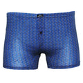 Blue - Lifestyle - Tom Franks Mens Patterned Jersey Boxer Shorts (3 Pairs)