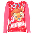 Pink-Red - Back - Disney Girls Bambi Pyjamas