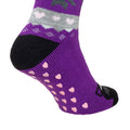 Cat - Side - Ladies-Womens Slipper Gripper Socks