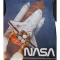 Charcoal - Side - NASA Boys Spaceship Long-Sleeved Pyjamas