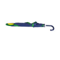 Green-Blue - Side - Drizzles Childrens-Kids 3D Dino Umbrella