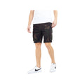 Khaki Camo - Side - Brave Soul Mens River Camo Cargo Shorts