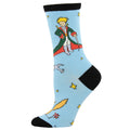 Air Force Blue - Front - Socksmith Womens-Ladies Le Petit Prince Socks