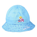 Sky Blue - Front - Baby Shark Childrens-Kids Embroidered Bucket Hat