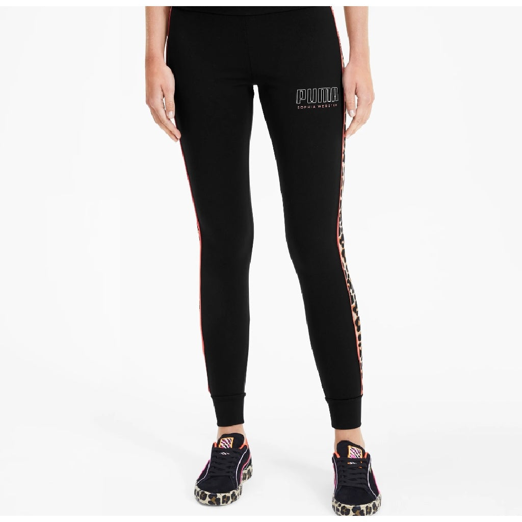 Black - Back - Puma X Sophia Webster Womens-Ladies Leggings