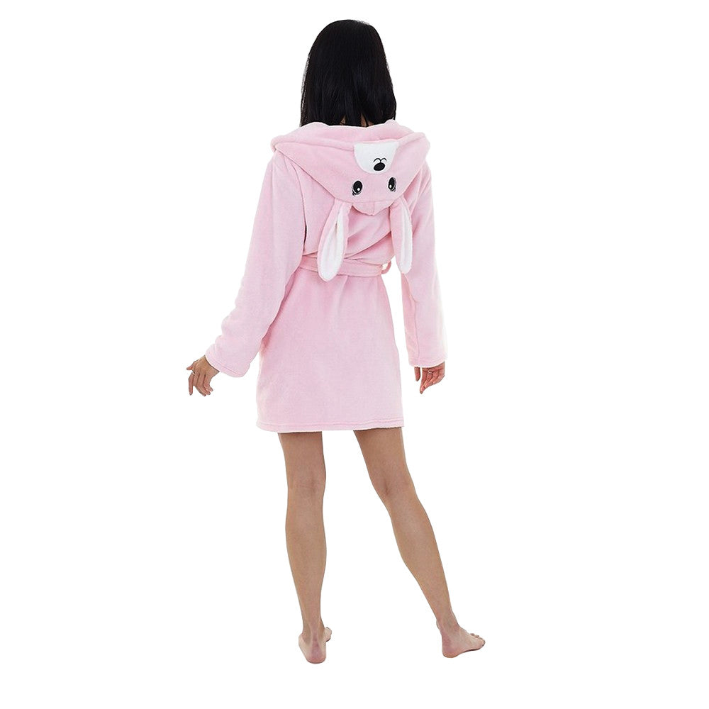 Brave Soul Ladies/Womens Bunny Rabbit Hooded Dressing Gown  Universal  Textiles